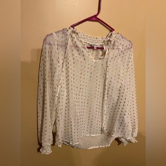 Nanette lepore medium sheer blouse - Picture 1 of 7